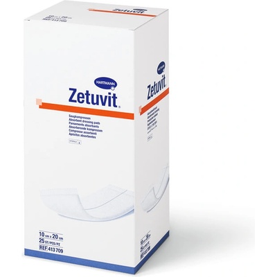 Zetuvit Kompres savý kombinovaný sterilní 10 x 20cm 25 ks