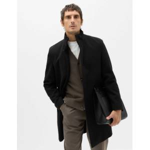 Marks & Spencer Палто с изправена яка Marks & Spencer черно Marks & Spencer | Cheren | МЪЖЕ | S REG