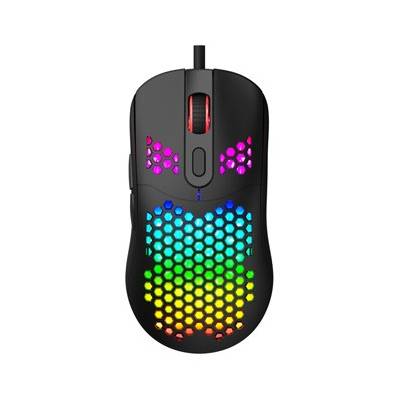 Marvo Myš G925, 12000DPI, optika, 7tl., drátová USB, černá, herní, podsvícená
