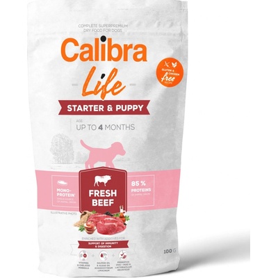 Calibra Dog Life Starter & Puppy Fresh Beef 0,1 kg