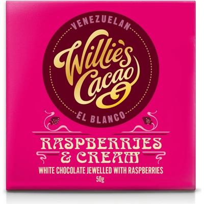 Willie's Cacao Raspberries & Cream 34% 50 g