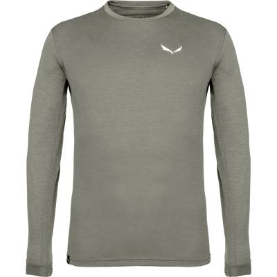 Salewa Мъжка блуза с дълъг ръкав Salewa Puez Melange Dry L/S Tee Sport shirt - Faded Green Melange (016-5111-1512)