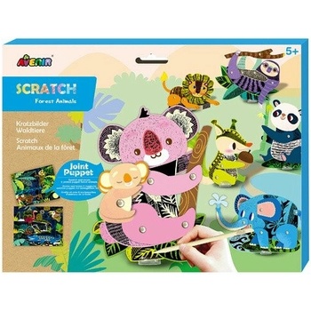 Avenir Pohyblivé škrabacie obrázky Zvieratká