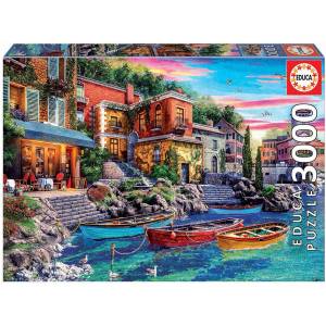 Educa Пъзел Educa - Залез в Комо, 3000 части (EDU19052)