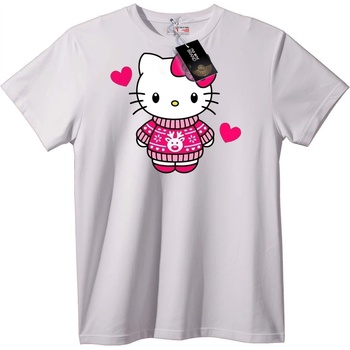 NOONEBRAND Тениска Hello Kitty северен елен - M, White