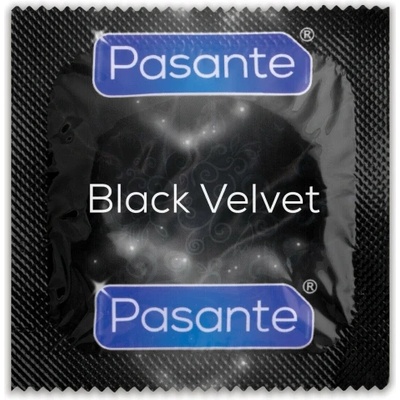 Pasante 144 бр. Черни презервативи Pasante Black Velvet
