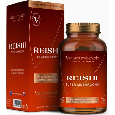 Vesantech Reishi super mushrooms 60 kapsúl