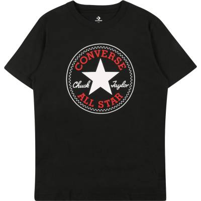 Converse Тениска 'Chuck' черно, размер 140-152