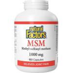 Natural Factors MSM 1000 mg [180 капсули]