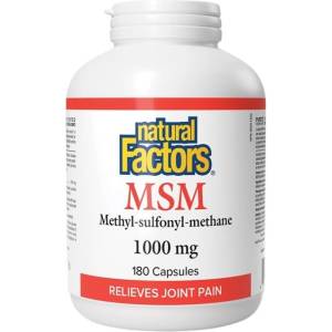 Natural Factors MSM 1000 mg [180 капсули]