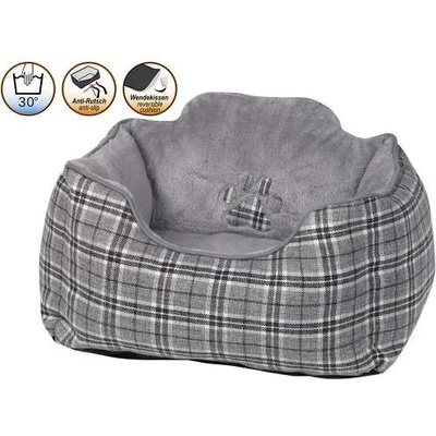 NOBBY Легло квадрат KAPU сиво каре - 53 x 42 x 32 см, NOBBY Германия 61325