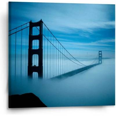 Sablio Obraz Golden Gate 3 - 110x110 cm