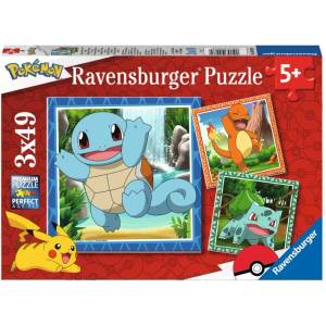 Ravensburger Puzzle Ravensburger Pokemon 3x49pc (05586)