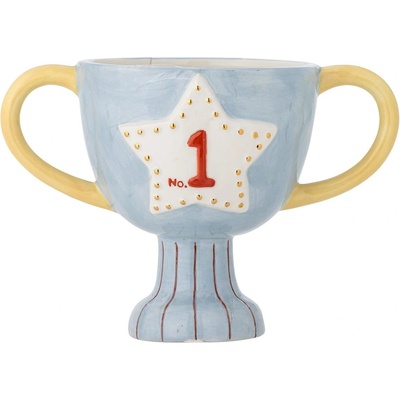 Bloomingville Керамично ръчно рисувано покритие за кашпа Trophy - Bloomingville Mini (82072620)