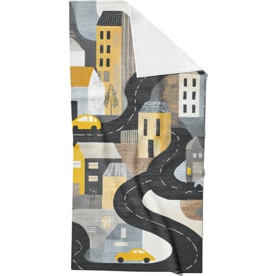 Takoy HT-00522 Rýchloschnúca osuška farebné cesty mesta 80 x 160 cm