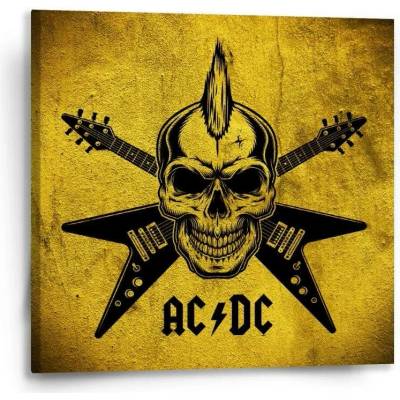 Sablio Obraz ACDC Lebka - 50x50 cm