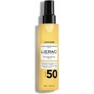 LIERAC Луксозно слънцезащитно масло със сух допир, Lierac Sunissime The Silky Sun Oil Body SPF50 150ml