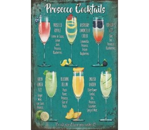 Ceduľa Prosseco Cocktail 2