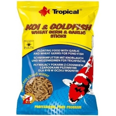 Tropical koi & goldfish wheat germ & garlic sticks пакет 1000 мл - 90 гр 40224