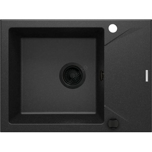 Deante ZQJ_G11A - Кухненска мивка EVORA 59x44 см гранит/металик графитен (DN0042) Мивка за вграждане