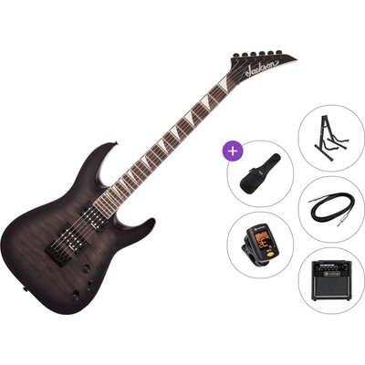 Jackson JS Series Dinky Arch Top JS32Q DKA HT AH Premium SET Transparent Black Burst Електрическа китара