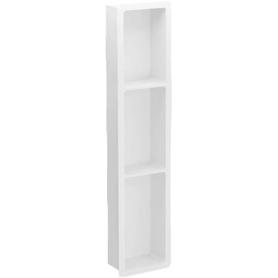 Mexen X-Wall-K нишова лавица от конгломерат 93, 2 x 20, 7 см, бяла - 1900932010 (1900932010)