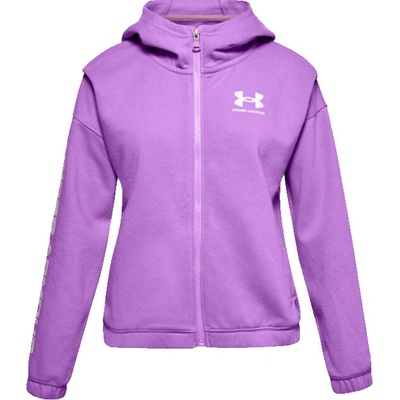 Under Armour Rival Fleece FZ fialová