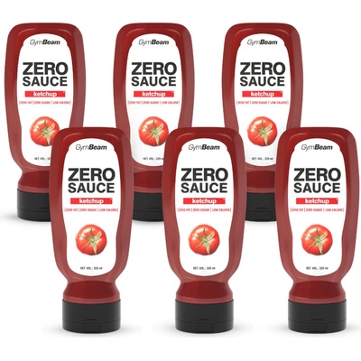 GymBeam Bezkalorická omáčka Kečup 6 x 320 ml