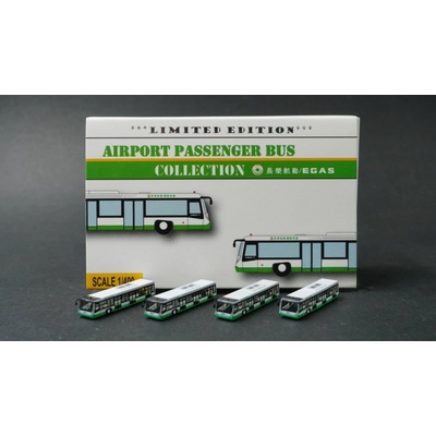 JC Wings Airport Passenger Bus EVA Air4 pcs 1:400