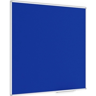 Allboards TF1212N Modrá textilní nástěnka 120 x 120 cm v hliníkovým rámu