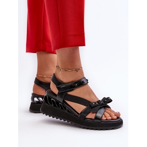 Step in style Дамски сандали с цяла подметка без ток модел 198801 Step in style