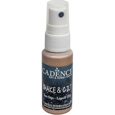 Cadence textilní barva sprej třpytivá bronzová 25 ml