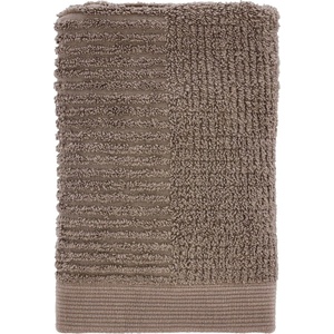 Zone Кафяво-сива памучна кърпа от тери 50x70 cm Classic - Zone (26444)