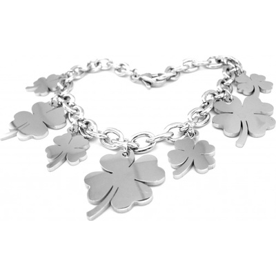 Steel Jewelry náramek čtyřlístek z chirurgické oceli NR150112