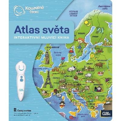 Albi KOUZELNÉ ČTENÍ Kniha Atlas světa