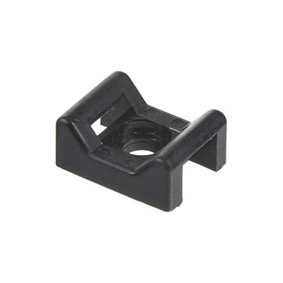 W39 Plastová příchytka obdélníková M6, 100 ks – Sleviste.cz