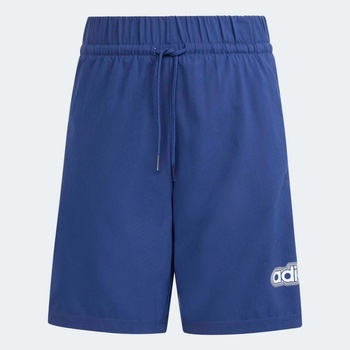 adidas detské bavlnené šortky modrá