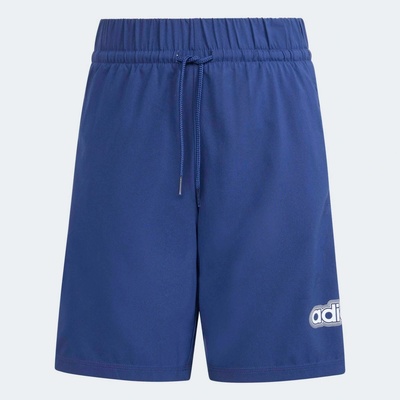 adidas detské bavlnené šortky modrá