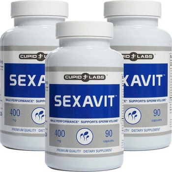 3 x Sexavit за мъжка потентност и повече сперма - 3x90 Капсули