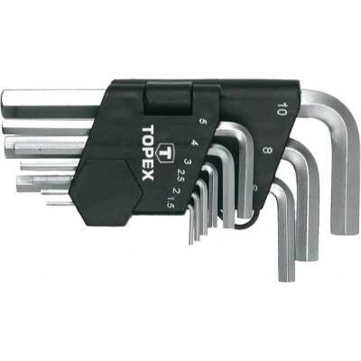35D955 sada klíčů IMBUS 1,5-10mm 9ks krátké Topex