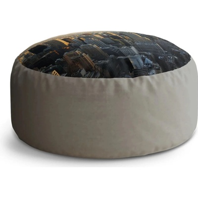 Sablio Taburet Circle New York Skyline: 38x48 cm