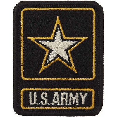 Nášivka textilná Fostex US Army Star s protikusom - farebná