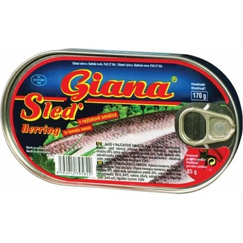 Giana Sleď filety v paradajkovej omáčke 170 g