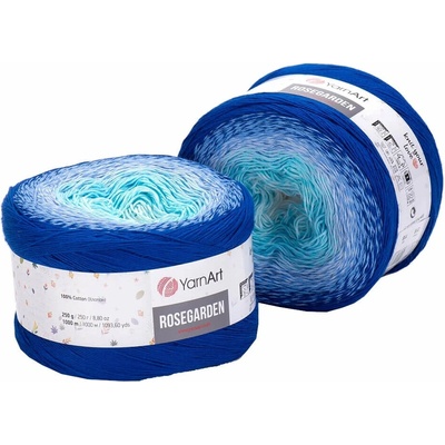 Yarn Art Rose Garden 302 White Pink Pletacia priadza