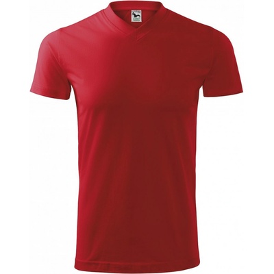 Malfini Heavy V-neck 111 červená