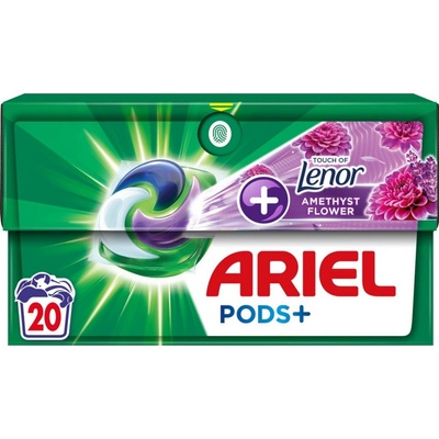 Ariel gélové tablety +Touch of Lenor Amethyst 20 PD