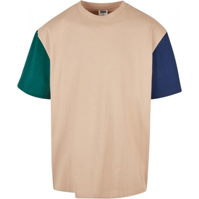 Organic Oversized Colorblock Tee unionbeige