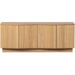 WOOOD Маса за телевизор от масивен дъб в естествен цвят 133x52x45 cm Zuma - WOOOD (375181-TP)