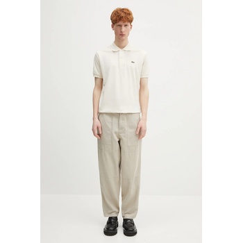 Barbour Ленен панталон Barbour Barbour Natural Linen Blend Trouser мъжки в бежово със стандартна кройка MTR0763 (MTR0763)