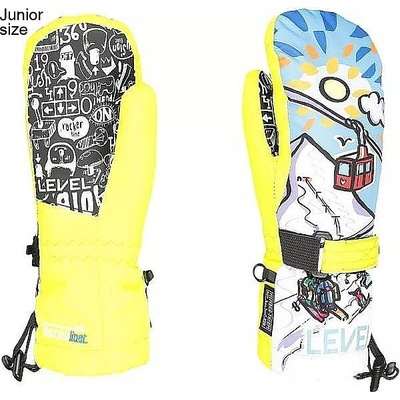 Level Junior Mitt rukavice Yellow